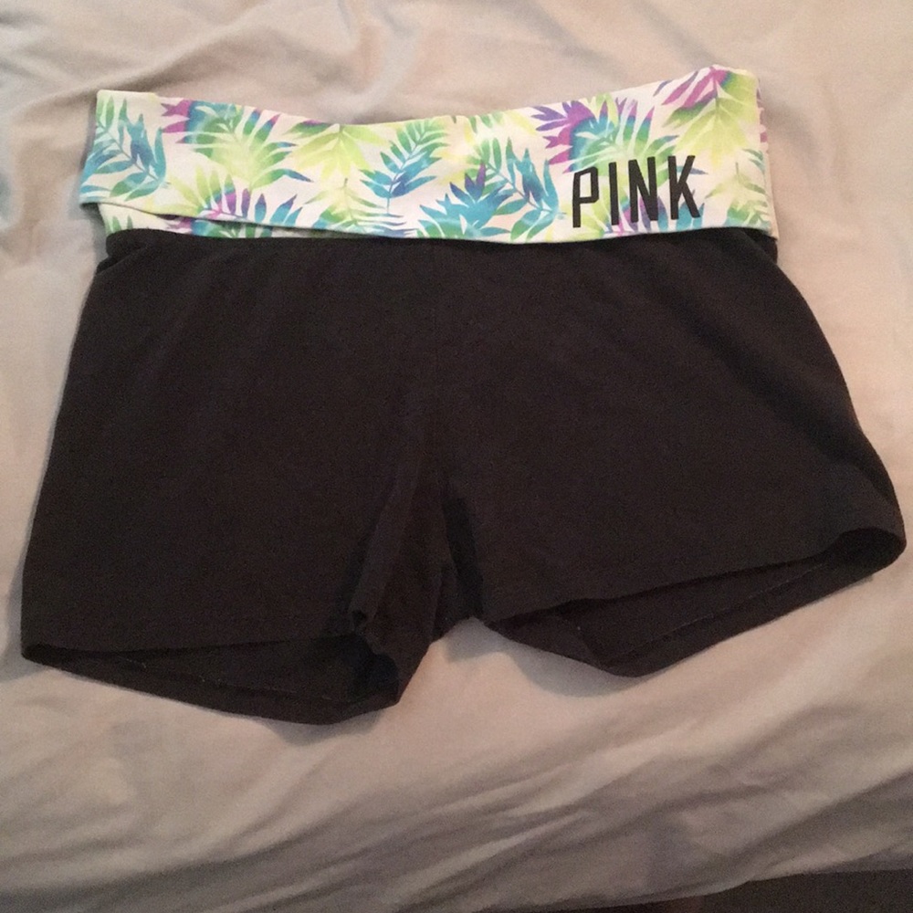 PINK yoga shorts